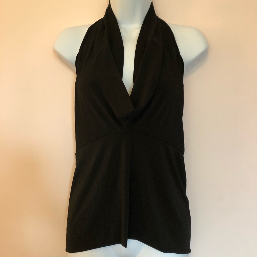 🔥Black halter top with silver straps